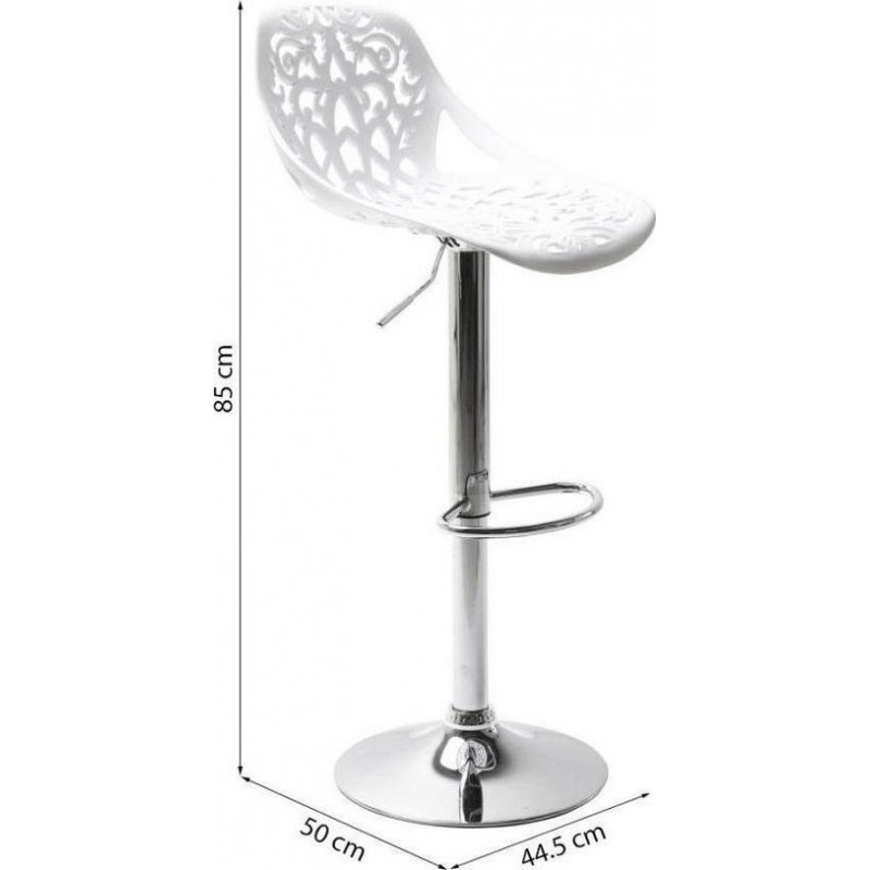 Bar Stool Ornament White